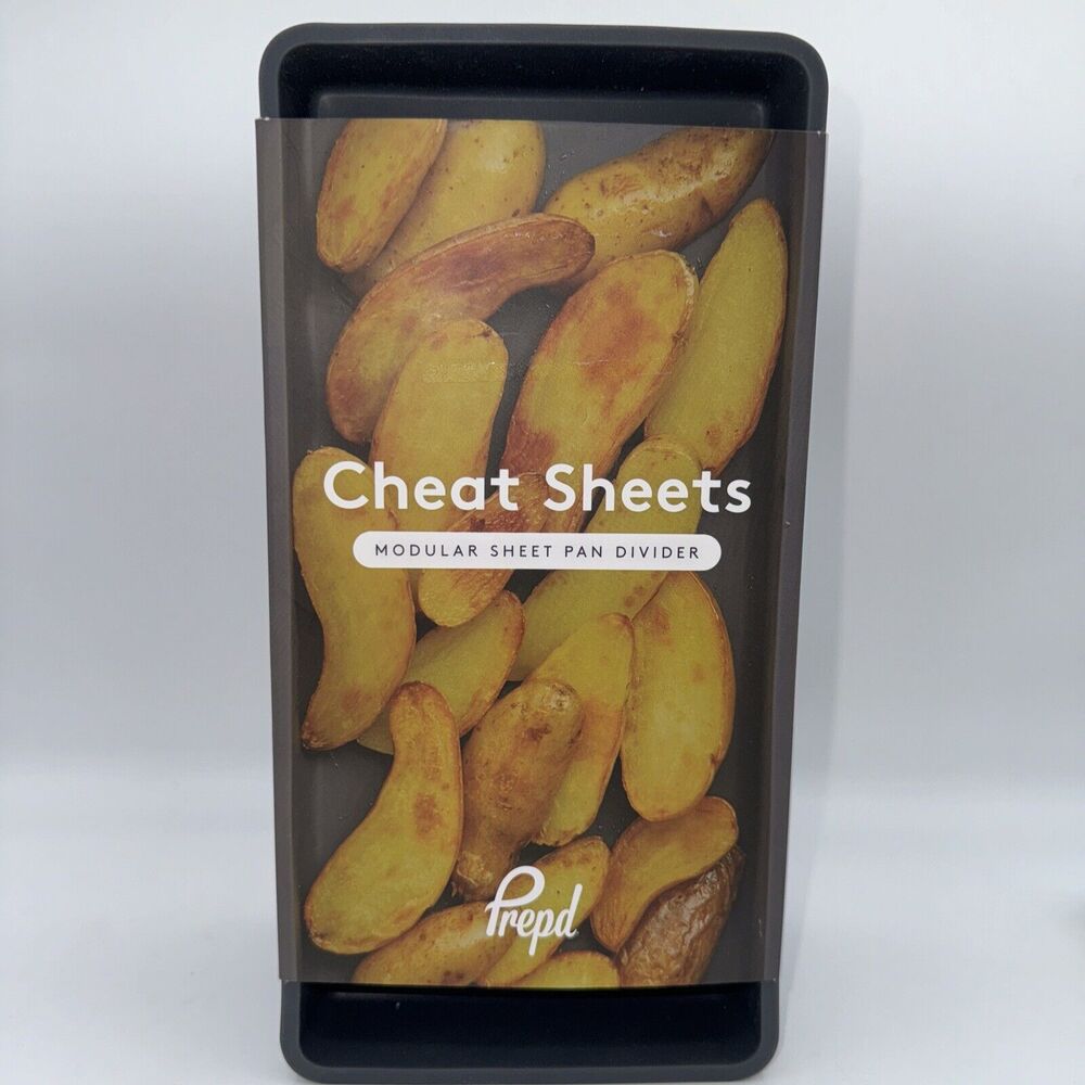 Prep'd Cheat Sheets - Original Sheet Pan Dividers &‎ Pan (4 Dividers)